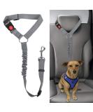 Beaface Headrest Dog Car Seat Belt Pet Car Seat Belt Lead Adjustable Elastic Car Harness Seat Belts for Dogs Cats Pets in Car Strong Nylon Bungee Buffer Dog Car Harnesses (Grey) - Buy Online on SooperMarket.com