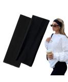 7cm Wide Black Headbands for Women Men Yedtreg 2pack Fashion Head Bands for Women's Hair Soft Fabric Stretchy Hair Bands for Makeup Yoga Running Sports (2XBlack) A-2xBlack - Buy Online on SooperMarket.com