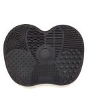 Make-up Brush cleaner made Of Silicone/Multiple Rugged Patterns and Has Strong suctions Size : Small | Colour : Black  - Buy Online on SooperMarket.com