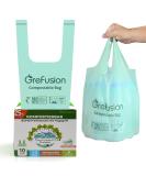 GreFusion Extra Strong 10L Organic Waste Bags with Handle - 50 Durable Garbage Bags for Eco-Friendly Disposal - Buy Online on SooperMarket.com