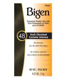 Buy #48 Dark Chestnut Bigen Permanent Powder - 6 Pack | Fast International Shipping | Premium Quality Hair Color - Buy Online on SooperMarket.com