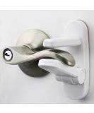 Improved Childproof Door Lever Lock (3 Pack) Prevents Toddlers from Opening Doors. Easy One Hand Operation for Adults. Durable ABS with 3M Adhesive Backing. Simple Install  No Tools Needed White 3 - Buy Online on SooperMarket.com