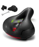 GREAN Comfortable Bike Seat Cushion -Bicycle Seat for Men Women with Dual Shock Absorbing Ball Memory Foam Waterproof Wide Bicycle Saddle Fit for Stationary/Exercise/Indoor/Mountain/Road Bikes - Buy Online on SooperMarket.com