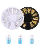 2 Boxes Metal 3D Ocean Nail Studs Star Starfish Shell Mix - 12 Grid Sizes Nail Art Decoration - Buy Online on SooperMarket.com