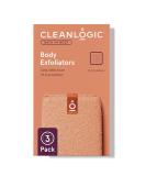 Cleanlogic Exfoliating Body Exfoliators - Deep Cleanse Vegan-Friendly All Skin Types - Pack of 3 - Buy Online on SooperMarket.com