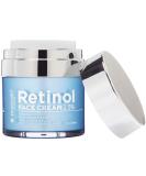 Retinol 2.5% High Potency Face Cream - Organic Anti-Aging Moisturizer with Vitamin C & Hyaluronic Acid - 1.7oz for Dry Skin - Buy Online on SooperMarket.com