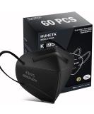 HUHETA KN95 Face Mask 60 PCs, 5-Ply Safety Masks for Men & Women, Filter Efficiency95% (Black Mask) 60 Packs-black Mask - Buy Online on SooperMarket.com