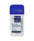 Kiss My Face Active Life Fragrance Free Deodorant - Aluminum Free Deodorant For Women And Men - With Added Grapefruit Seed Extract  Rosemary And Sage - 2.48 Oz Stick  1 Pack - Buy Online on SooperMarket.com