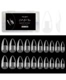 Modelones Medium Almond Nail Tips - 500Pcs Pre-shaped Half Matte Full Cover False Nails Gel Nail Tips No Filed Stronger Adhesion Acrylic False Press on Nails for Nail Extension Christmas Nail Art DIY Salon  10 Sizes B1-H... - Buy Online on SooperMarket.com