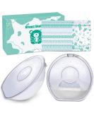 Lictin Breast Shells 2PCS Milk Collector Set | Silicone Nursing Cups for Breastfeeding | Includes 20 Breast Milk Storage Bags | Reusable and Leakproof - Buy Online on SooperMarket.com