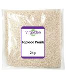 Tapioca Pearls 2kg by Virgolden - Ideal for Boba Milk Tea Iced Coffee Iced Tea Slushies and Blended Fruit Beverages - Buy Online on SooperMarket.com