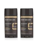 Every Man Jack Men’s Amber + Sandalwood Deodorant - Stay Fresh Safely with Aluminum Free Men’s Deodorant - Odor Crushing, Long Lasting, Plant-Based, and No Harsh Chemicals - 3 oz. 2 Sticks - Buy Online on SooperMarket.com