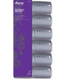 Diane Magnetic Hair Roller, Grey, 2 Inch, Strong material, unbreakable material, curls, perm, holds hair in place, perfect for any hair style, sanitary, washable, 2, Static electricity holds hair in place, Wrap faster and easier, Fast and easy to clean, U - Buy Online on SooperMarket.com