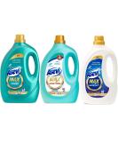 Asevi Max Bundle (3 x 50w) Hypoallergenic Bio Laundry Detergent Concentrated Liquid Laundry Cleanser | Bright Power Sanitiser - Buy Online on SooperMarket.com