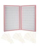 Nail Display Chart | 216 Colors Gel Polish Color Card with 240 Tips | Nail Art Salon Set - Pink - Buy Online on SooperMarket.com