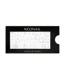 Neonail Stamping Plate 17 | Perfect Stencil & Nail Art Design | French Nails Stamp | Nail Art Schablone for Creative Nail Designs - Buy Online on SooperMarket.com