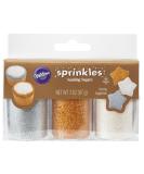 Wilton White Silver Gold Sprinkles Sanding Sugars - 3 Ounce Pack - Buy Online on SooperMarket.com