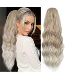 YEESHEDO Brown Long Wavy Drawstring Ponytail Hair Extension - 26 Inches (Blonde to Platinum) - Buy Online on SooperMarket.com