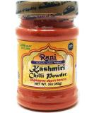 Rani Kashmiri Chilli Powder (Deggi Mirch, Low Heat) Ground Indian Spice 3oz (85g) PET Jar  All Natural | Salt-Free | Vegan | No Colors | Gluten Friendly | NON-GMO | Indian Origin Powder (Jar) 3 Ounce (Pack of 1) - Buy Online on SooperMarket.com