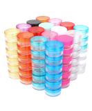Jubaopen 96 piece of cosmetic container Raute Cream Crys Cosmetics Doses Set Cream Line Empty Entures Ride Sample containers Cosmetic container with lid mini doses for lip balm lotion cream (5G) - Buy Online on SooperMarket.com