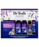 Dr. Teal's Melatonin 5-Piece Bath Gift Set - Better Sleep with 11oz Sleep Soak, 3oz Bath, Body Wash, Oil & Lotion - Mother's Day Spa Kit - Buy Online on SooperMarket.com