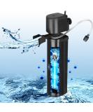 Buy Aquarium U-V Filter Pump 150-560L | 7W Anti-Algae Small Internal Filter | 1500L/H Water Pump for Fresh & Saltwater Aquariums - Buy Online on SooperMarket.com