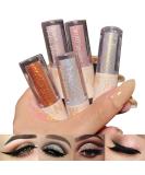 Aolailiya 5pcs Liquid Glitter Eyeshadow Set  Sparkling Metallic High Pigmented Glitter Eye Shadow Korean Makeup  Long Lasting  Quick Drying  Loose Glitter Glue for Eye Crystals Makeup 5pcs glitter - Buy Online on SooperMarket.com
