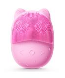Electric Face Scrubber Silicone Facial Cleansing Brush for Deep Cleanning Exfoliating Waterproof Rechargeble|Vibrating|Massager (Pink) - Buy Online on SooperMarket.com