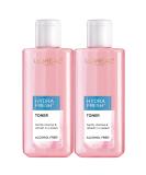 L'Oreal Paris Skincare HydraFresh Toner Face Toner, Alcohol Free Toner with Pro-Vitamin B5 for a Smoother, Brighter Complexion, 2 Count 8.5 Fl Oz (Pack of 2) - Buy Online on SooperMarket.com