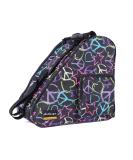 Holisogn Ice, Figure, Inline and Roller Skate Bags, Premium and Fashion Bags for child, kids, teenager, adult (Peace & Love Black HLS002) - Buy Online on SooperMarket.com