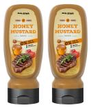Body Attack Honey Mustard Grill Sauce 2x320ml | Low-Calorie Low-Fat Lactose-Free | Perfect for Grilling & Diets - Made in Germany - Buy Online on SooperMarket.com