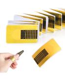 120 Piece Nail Stencils - Self-Adhesive Golden Modeling Stencils for Gel & Nail Extensions | International Shipping - Buy Online on SooperMarket.com