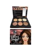 W7 Lift  Sculpt Cream Contour Kit - Concealing Highlighting  Contouring Makeup Palette - Step-by-Step Instructions Included - Buy Online on SooperMarket.com