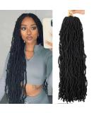 24 Inch Soft Locs Crochet Hair Pre Looped 6 Packs Faux Locs Crochet Braids Goddess Locs Dreadlocs Synthetic Hair For Black Women (1B, 24 Inch (Pack of 6)) 24 Inch (Pack of 6) 1B - Buy Online on SooperMarket.com