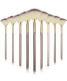 9 Pieces Facial Brushes Fan Mask Brushes, Soft Facial Applicator Brushes Tools for Peel Glycolic Mask Makeup for Mud Cream (Champagne) - Buy Online on SooperMarket.com