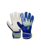 Reusch boys attract junior unisex goalkeeper gloves with an outdoor seam cut and solid surface suitable for all field surfaces football gloves for children 5 vapor gray/deep blue - Buy Online on SooperMarket.com
