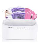 KARITE Paraffin Wax Machine with Auto Open Lid - Arthritis Paraffin Bath for Hands and Feet | Fast Wax Meltdown | Precision Temperature Control - 4500ml Warmer + 8 Refills (White) - Buy Online on SooperMarket.com