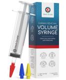 Medi Grade Large Volume Ear Syringe Ear Wax Removal Kit 60ml - Water Irrigation Ear Cleaner Ear Wax Remover Ear Syringe Kit comes with 3 Tips - Earwax Remover Tool - Buy Online on SooperMarket.com