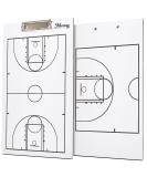 Murray Sporting Goods Basketball Coaches Clipboard | Dry Erase Double-Sided Basketball Clipboard for Coaching | Double-Sided Basketball Coach Marker Whiteboard - Buy Online on SooperMarket.com