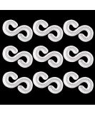 Tegg Loom Band Clips - 200 PCS Clear Plastic S Clips for DIY Bracelet Making - Buy Online on SooperMarket.com