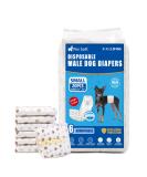 Pet Soft Disposable Dog Diapers for Male Dogs - 20 Pack | Highly Absorbent Leak-Proof with Wetness Indicator | International Shipping - Buy Online on SooperMarket.com