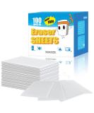 100 Count Disposable Magic Sponge Eraser Sheets - Thin Nano Cleaning Wipes for Hard-to-Reach Places - Buy Online on SooperMarket.com