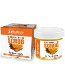 Natrulo Turmeric Face Scrub - All-Natural Brightening Mask for Acne & Glowing Skin - Detox Clay Mask for Even Tone & Toxin Removal - Buy Online on SooperMarket.com