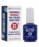 Americanails B1 Gel Polish Base Coat - Original Dual Cure Formula for Maximum Adhesion, Long Lasting, Soak Off UV LED Fast Drying Nail Gel Foundation (.5 oz) 0.5 Ounce - Buy Online on SooperMarket.com