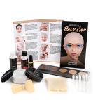 Bald Cap Halloween Makeup Kit - Realistic Cosplay & SFX Costume Set for Men & Women | Perfect for Dress-Up Parties Theater & Film - Buy Online on SooperMarket.com
