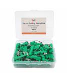 ibotti Curved Safety Pins 50-Count Green - Basting Pins for Quilting Size 1 with Grip Covers - Buy Online on SooperMarket.com