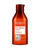Redken Frizz Dismiss Conditioner | For Frizzy Hair | Moisturize, Detangle & Protect From Frizz | Sulfate Free 300 ml - Buy Online on SooperMarket.com