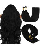 Youngsee Extensions Real Hair Bondings Black Remy Bondings Real Hair Black U Tip Extensions Real Hair Bonding Extensions Real Hair 1g Keratin Extensions Real Hair 35 cm smooth hair 50g 50stranges #1 35 cm-u Tip 1-1- #1 - Buy Online on SooperMarket.com
