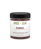 Premium Ground Sumac Spice by SPICE + LEAF - Vegan Kosher Preservative Free Red Middle Eastern Ground Herb, 3.5 oz. - Buy Online on SooperMarket.com