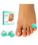 Buy Welnove Gel Toe Spreader - 12-Pack Small Toe Cushions & Sleeves for Friction Relief (Green) | International Shipping Available - Buy Online on SooperMarket.com